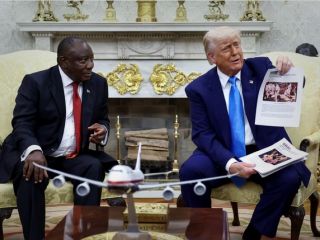 ترامپ با فیلم «آزار و اذیت سفیدپوستان» رییس‌جمهور آفریقای جنوبی را در کاخ سفید غافلگیر کرد