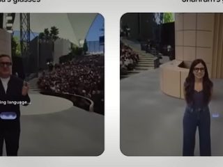 مکالمه فارسی مدیر ایرانی گوگل با همکار هندی به‌کمک عینک گوگل اکس‌آر