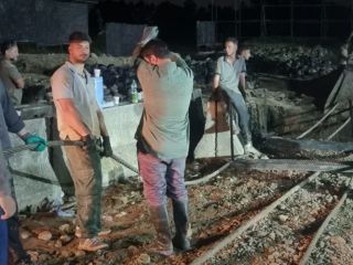 ساخت مکانی شبیه جهنم با آتش واقعی برای مردم، توسط سپاه