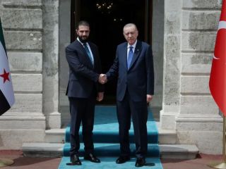 احمد شرع در سفری ناگهانی به ترکیه با اردوغان دیدار کرد