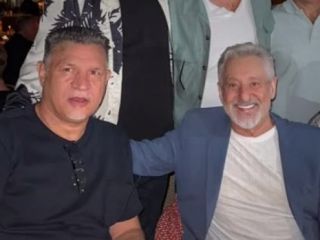 دیدار علی دایی با ابی در شهر بدروم ترکیه