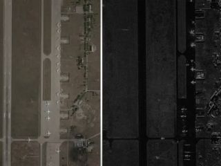 تصاویر ماهواره‌ای از انهدام بمب‌افکن‌های روسیه در حمله پهپادی اوکراین حکایت دارد