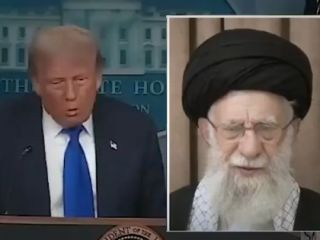 دونالد ترامپ با درآوردن مسخره‌وار ادای خامنه‌ای: باید حقیقت را بگویی، به شدت شکست خوردی