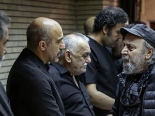 (تصاویر) هنرمندان در مراسم ترحیم برادرزاده محسن تنابنده که در حملات اسراییل کشته شد