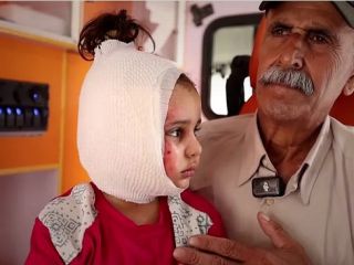 انتقال تعدادی از کودکان زخمی غزه به اردن و ترکیه؛ تن پُر از درد و چشمان غم‌بار حنین کوچک