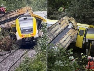 خروج قطار از ریل در آلمان؛ سه نفر جان باختند