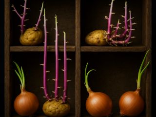 سیب‌زمینی، پیاز و سیر جوانه‌زده را بخوریم یا نخوریم؟