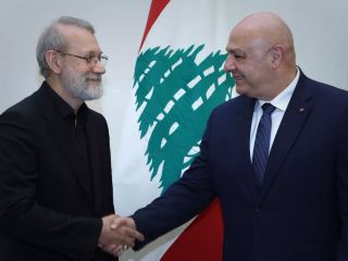 لاریجانی در بیروت: مقاومت با بخشنامه از بین نمی‌رود؛ رئیس‌جمهور لبنان: با هر گونه مداخله مخالفیم