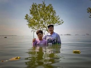 تصاویر؛ وقتی دریا روستاهای ساحلی فیلیپین را می‌بلعد