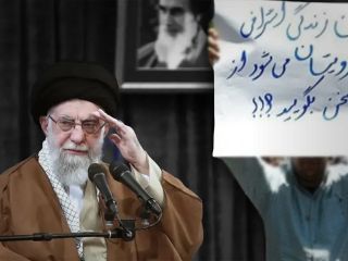 خامنه‌ای از «مشت ایران» حرف زد، اما از درد مردم هیچ نگفت