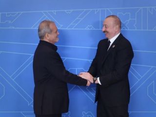 الهام علی‌یف می‌گوید موضع تهران در مورد زنگزور همان است که پزشکیان می‌گوید نه ولایتی