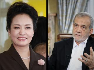 مسعود پزشکیان با همسر رئیس جمهور چین دست نداد + ویدیو