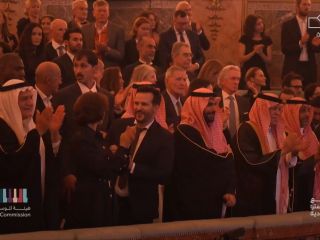 ببینید؛ رقص شاهزاده ترکی فیصل در کنسرت ارکستر ملی عربستان در پاریس