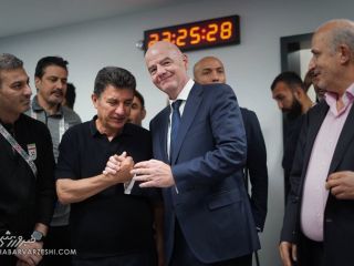 تعریف و تمجید خاص قلعه‌نویی از «اینفانتینو»، رئیس فیفا، بعد از باخت در رختکن + ویدیو
