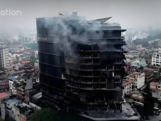 ببینید: ناآرامی‌ها در نپال، هتل هیلتون کاتماندو را به خاکستر تبدیل کرد