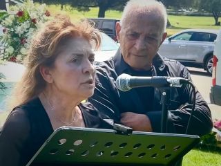 گزارش تصویری از مراسم خاکسپاری ژاکلین ویگن در لس انجلس