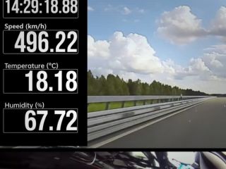 ببینید؛ رکوردشکنی تاریخی: خودروی چینی با سرعت ۴۹۶ کیلومتر بر ساعت از بوگاتی پیشی گرفت!