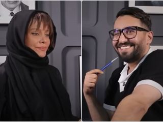 خانم شراره رخام ! چرا با پشت دست نزدی تو دهان این مجری بی ادب؟