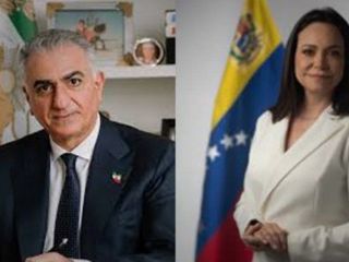 تبریک شاهزاده رضا پهلوی به ماریا کورینا ماچادو، برنده نوبل صلح و پاسخ ویدیویی وی به او