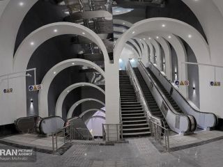 تصاویر؛ رونمایی از ایستگاه متروی «مریم مقدس» در تهران