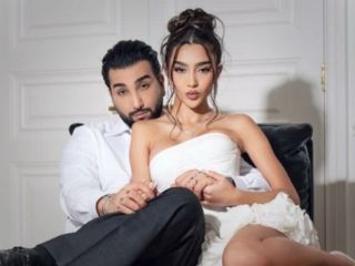 تصاویر: رونمایی حسین تهی از همسرش