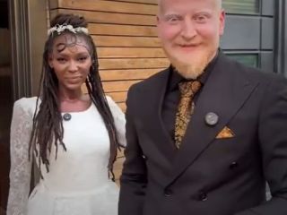 عروس و داماد سیاه و سفیدی که در ایران مثل الماس میدرخشند