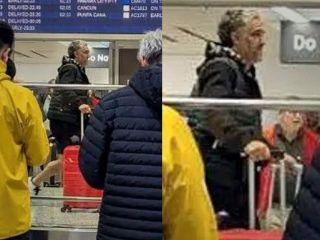 تازه ترین عکس پژمان جمشیدی در فرودگاه تورنتو کانادا