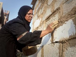 تصاویر؛ اهالی غزه با آوار خانه‌های ویران‌شده، سرپناه می‌سازند