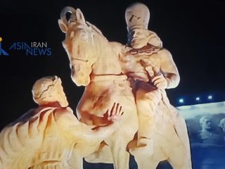 ترکش‌های جنگ ۱۲ روزه؛ ۴۶ سال پس از انقلاب نصب مجسمه پادشاه ایران باستان‌ در تهران