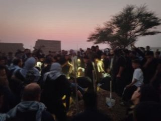 پیکر جوان ۲۰ ساله اهوازی شبانه و «تحت تدابیر شدید امنیتی» به خاک سپرده شد