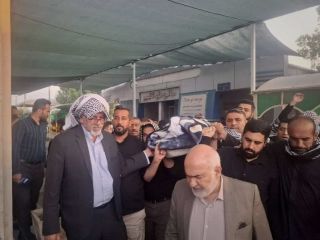 تصاویر؛ تشییع پیکر «احمد بالدی»؛ جوانی که خودسوزی کرد