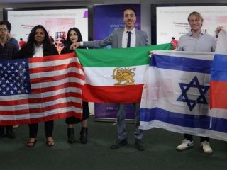 پرچم شیر و خورشید ایران بر فراز سکوی نخست المپیاد جهانی به اهتزاز درآمد!