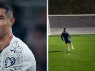 ربات شکست‌ناپذیر، کار را برای رونالدو سخت کرد اما در نهایت نتوانست او را متوقف کند! (ویدیو)