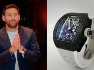 هدیه خاص یک میلیاردر هندی به لیونل مسی ؛ تصویر لیونل در کنار لیونل