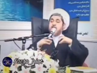 یک آخوند: کمتر بخورید تا دستشویی لازم نشوید، هر کسی که سه وعده غذا بخورد حیوان است