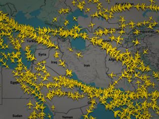 ایران اعلام کرد آسمان خود را بسته است