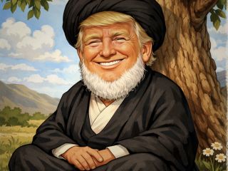 تصاویر: از «خدعه کردم » دونالد ترامپ تا «مسئله داخلی» خامنه‌ای