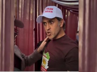 جدال لفظی علی کریمی و علیرضا امیرقاسمی در تجمع ایرانیان لس‌آنجلس + ویدیو