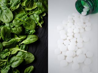 اسفناج ممکن است اثر مکمل منیزیم را کاهش دهد