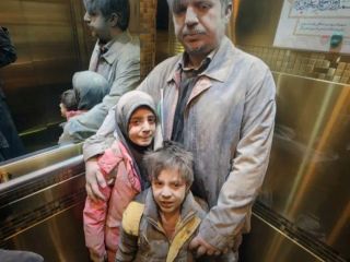 گریم جنگی خانواده معاون سابق اطلاعات سپاه برای خوراک تبلیغاتی صدا و سیما