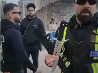 حمله وحشیانه با چاقو به تجمع شماری از مخالفان جمهوری اسلامی در شهر بیرمنگام بریتانیا + ویدیو