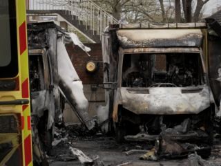 دستگیری دو مرد به اتهام آتش زدن آمبولانس‌های یهودیان در لندن