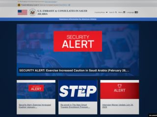هشدار امنیتی وزارت خارجه آمریکا به شهروندان آمریکایی در عربستان: پناه بگیرید